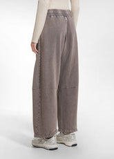 SET AUS CAPE UND HOSE AUS MARMORIERTER BIO-BAUMWOLLE - | DEHA
