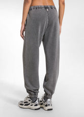 PANTALONI JOGGER IN COTONE BIO MARMORIZZATO OTHER - MARBLED COCOA BROWN | DEHA