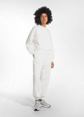 FELPA GIROCOLLO IN COTONE ORGANICO BIANCO - SOFT IVORY | DEHA