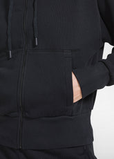 BLACK ORGANIC COTTON SWEATSHIRT AND PALAZZO PANTS SET - | DEHA