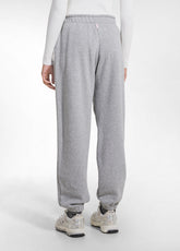 BALLOON-HOSE AUS BIO-BAUMWOLL-SWEAT - GRAU - GREY MELANGE | DEHA