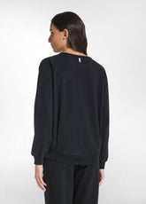 FELPA GIROCOLLO IN COTONE DEHA NERO - BLACK | DEHA