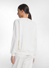 FELPA GIROCOLLO IN COTONE DEHA BIANCO - SOFT IVORY | DEHA