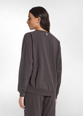 FELPA GIROCOLLO IN COTONE DEHA MARRONE - COCOA BROWN | DEHA
