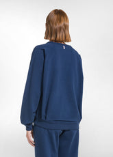 FELPA GIROCOLLO IN COTONE DEHA BLU - BLU NAVY | DEHA