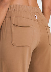 PANTALONI SLIM FIT IN COTONE STRETCH MARRONE - NUT BROWN | DEHA