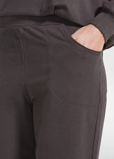 PANTALONI SLIM FIT IN COTONE STRETCH MARRONE - COCOA BROWN | DEHA