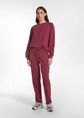 PANTALONI SLIM FIT IN COTONE STRETCH ROSSO - CHERRY RED | DEHA