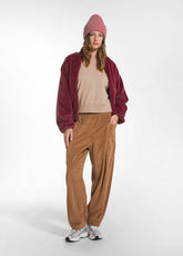 FELPA GIROCOLLO BASIC COTONE MARRONE - CAMEL BROWN | DEHA