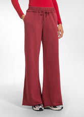 PANTALONE MORBIDO EFFETTO MARMORIZZATO OTHER - MARBLED CRIMSON RED | DEHA