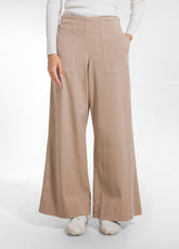 Lyocell Twill Work Trousers - Brown - CAMEL BROWN | DEHA