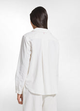 FINE-WALE CORDUROY POLO SHIRT - WHITE - SOFT IVORY | DEHA