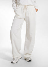 SOFT FINE-WALE CORDUROY TROUSERS - WHITE - SOFT IVORY | DEHA