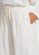 SOFT FINE-WALE CORDUROY TROUSERS - WHITE - SOFT IVORY | DEHA