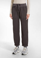 PANTALONI DRITTI IN VELLUTO 1000 RIGHE MARRONE - COCOA BROWN | DEHA
