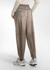BALLOON-HOSE MIT DENIM-PRINT - MEHRFARBIG - DENIM PRINT | DEHA