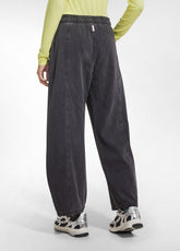 PANTALONE BALLOON IN DENIM TENCEL NERO - BLACK | DEHA