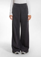 Tencel Denim Work Trousers - Black - BLACK | DEHA
