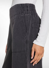 Tencel Denim Work Trousers - Black - BLACK | DEHA