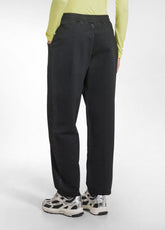 PANTALONE SLIM COTONE ORGANICO EFFETTO PELLE NERO - BLACK | DEHA