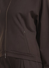 BROWN PUNTO MILANO SWEATSHIRT AND WIDE-LEG PANTS SET - | DEHA