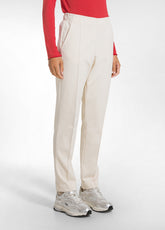 SLIM FIT TROUSERS IN PONTE KNIT - MULTICOLOR - CHAI BEIGE | DEHA