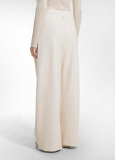 PANTALONE AMPIO PUNTO MILANO CON PENCE OTHER - CHAI BEIGE | DEHA