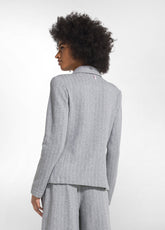 GIACCA DOPPIOPETTO GESSATA GRIGIO - SILVER GREY | DEHA