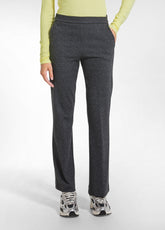 SLIM-FIT LUREX JACQUARD TROUSERS - MULTICOLOR - DARK GREY | DEHA