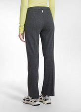 SLIM-FIT LUREX JACQUARD TROUSERS - MULTICOLOR - DARK GREY | DEHA