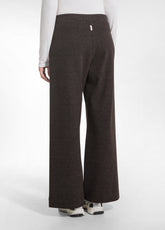SWEATSHIRT MIT RUNDHALSAUSSCHNITT UND PALAZZO-HOSE AUS JACQUARD UND LUREX - | DEHA