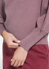 BOAT NECK KNIT TOP AND PUNTO MILANO KNIT TROUSERS SET OTHER - | DEHA