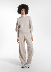 PANTALONI IN MAGLIA PUNTO MILANO OTHER - SAND BEIGE | DEHA