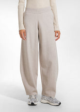 PANTALONI IN MAGLIA PUNTO MILANO OTHER - SAND BEIGE | DEHA