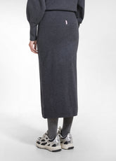 GONNA LONGUETTE IN PUNTO MILANO GRIGIO - GREY | DEHA
