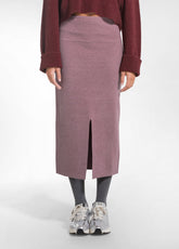 GONNA LONGUETTE IN PUNTO MILANO OTHER - EGGPLANT VIOLET | DEHA