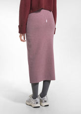 GONNA LONGUETTE IN PUNTO MILANO OTHER - EGGPLANT VIOLET | DEHA