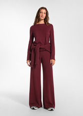 MAGLIA GIROCOLLO IN LANA LEGGERA ROSSO | DEHA