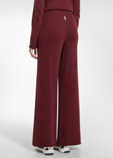 LIGHTWEIGHT WOOL TROUSERS - RED - CHERRY RED | DEHA