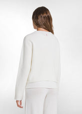 MAGLIONE IN ALPACA A TRECCE BIANCO - SOFT IVORY | DEHA
