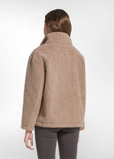 TEDDY-CABAN IN VELOURSOPTIK - MEHRFARBIG - AUTUMN NOISETTE | DEHA