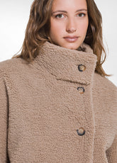 TEDDY-CABAN IN VELOURSOPTIK - MEHRFARBIG - AUTUMN NOISETTE | DEHA
