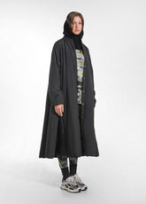 WATTIERTE BOMBERJACKE IN A-LINIE - SCHWARZ - BLACK | DEHA