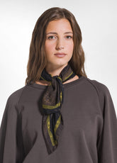 ALL-OVER WOOL SCARF - BROWN - COCOA BROWN | DEHA