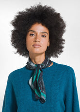 SCIARPA ALLOVER IN LANA BLU - BLU NAVY | DEHA