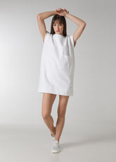 COMFY FLEECE DRESS - WHITE - Outlet | DEHA