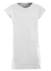 COMFY FLEECE DRESS - WHITE - WHITE | DEHA
