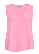 FLOWING TANK TOP - PINK - T-shirts - Outlet | DEHA