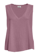FLOWING TANK TOP - PURPLE - T-shirts - Outlet | DEHA