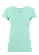 T-SHIRT SCOLLO V BLU - Top & T-shirts - Outlet | DEHA